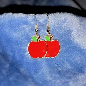 Red Apple Earrings